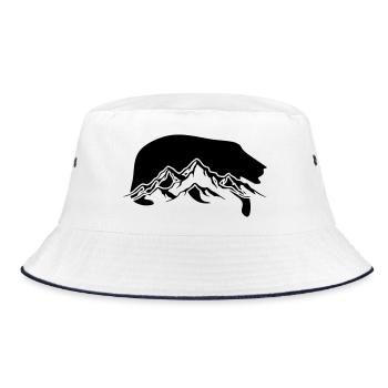 ours des montagnes - Bob - blanc/marine - Devant