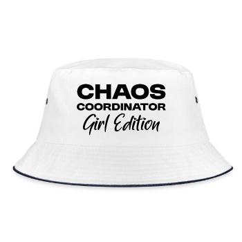 Coordinateur du Chaos - Édition Fille - Maman Fille - Bob - blanc/marine - Devant