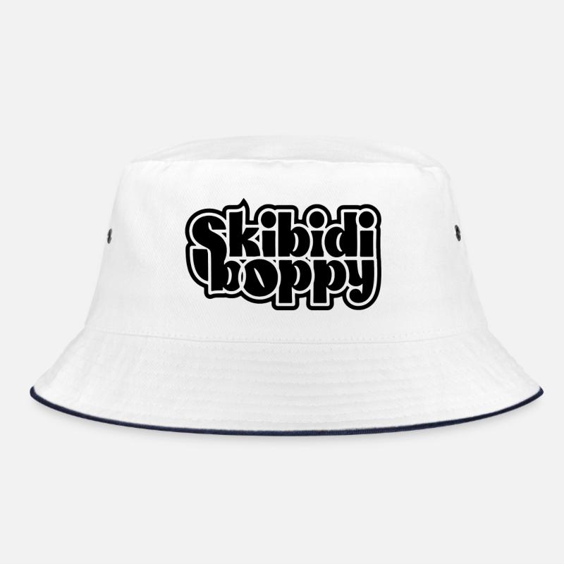 Skibidi Boppy - Bob - blanc/marine