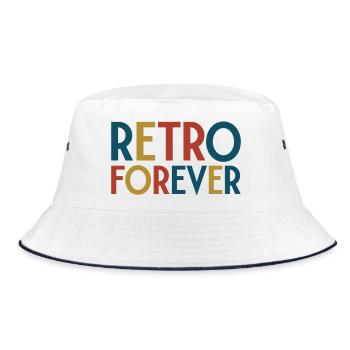 Retro forever - Bob - blanc/marine - Devant
