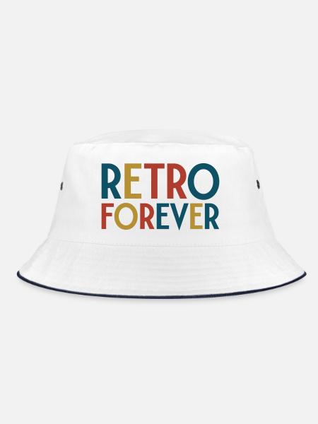 Retro forever - Bob - blanc/marine - Devant
