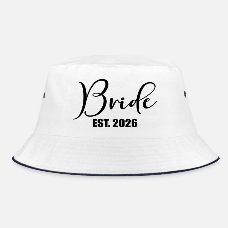 Minimalismus-Braut 2026 Bucket Hat