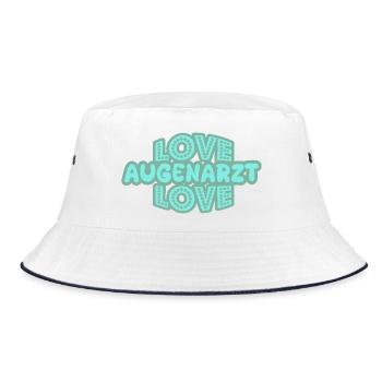 Cadeau pour l’ophtalmologiste - Bob - blanc/marine - Devant