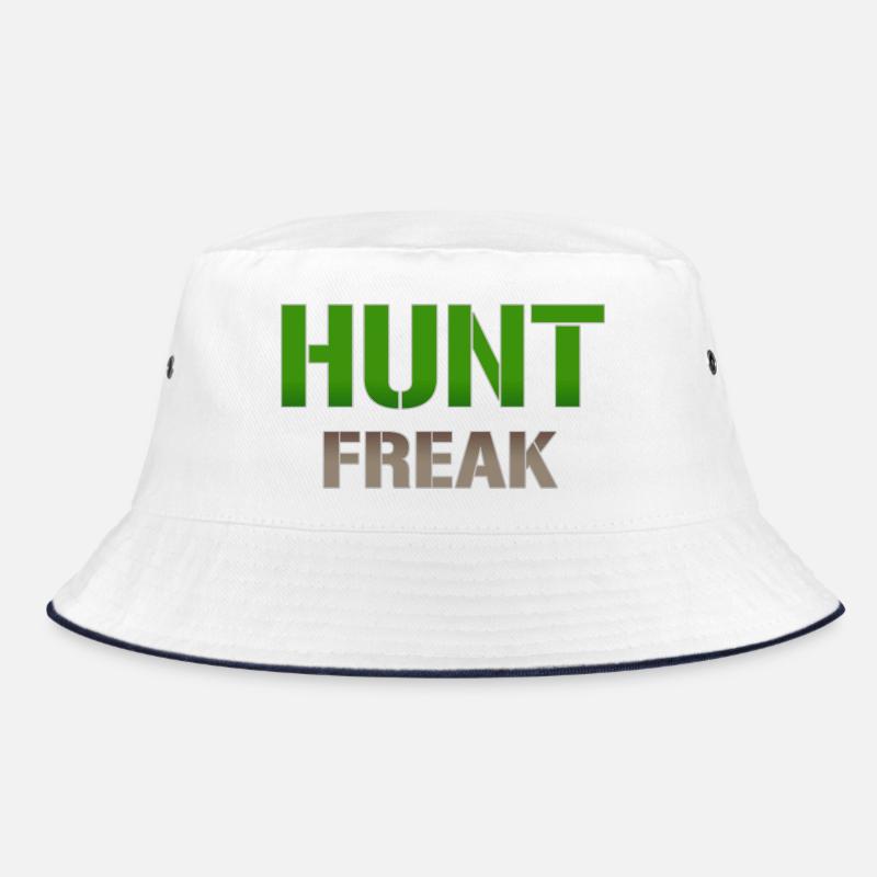 Typographie de la boule verte de Hunt Freak - Bob - blanc/marine