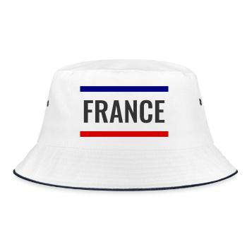 Entre les lignes - France - Bob - blanc/marine - Devant