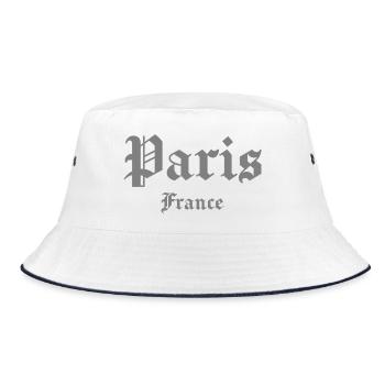 Paris France Gothique - Bob - blanc/marine - Devant