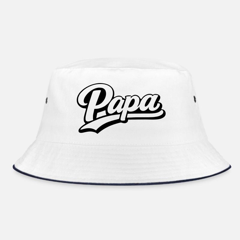 Dad - Bucket Hat - white/navy