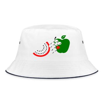 Fruit - Bucket Hat - white/navy - Front