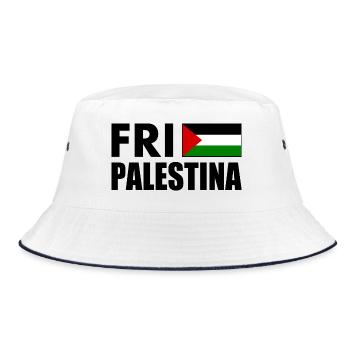 Fri palestina - Bob - blanc/marine - Devant