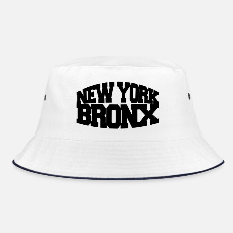 new york bronx - Bucket Hat - Weiß/Navy
