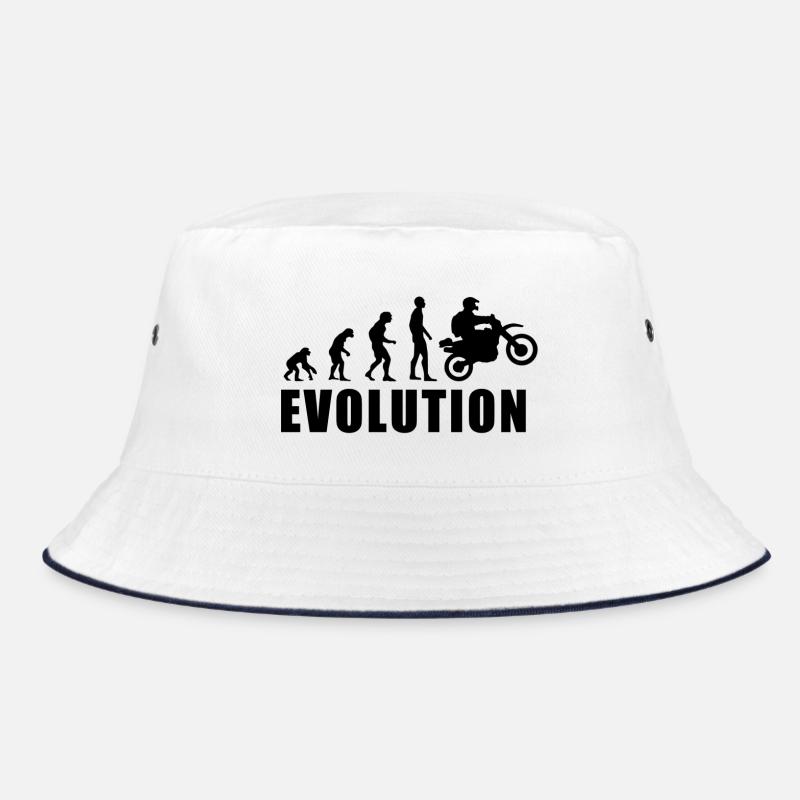 EVOLUTION motocross motorcycle gift Bucket Hat