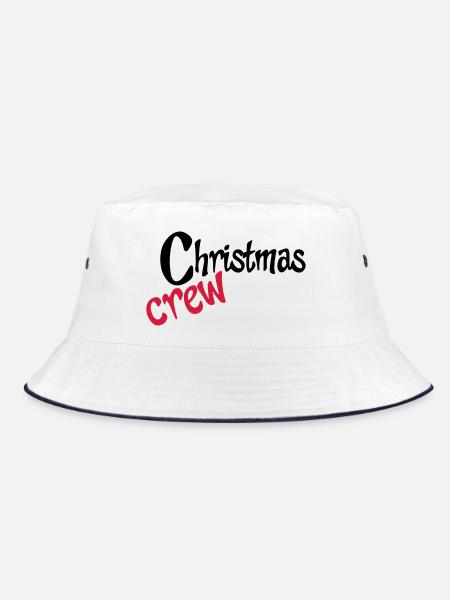 christmas - Bucket Hat - white/navy - Front