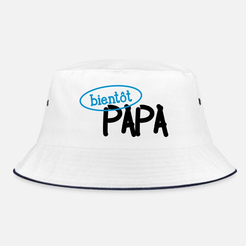 Bientôt Papa ! - Bob - blanc/marine