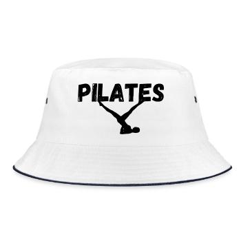 Femme Pilates - Bob - blanc/marine - Devant