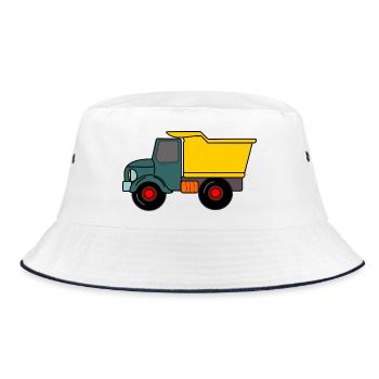 Keepauto camion sable - Bob - blanc/marine - Devant