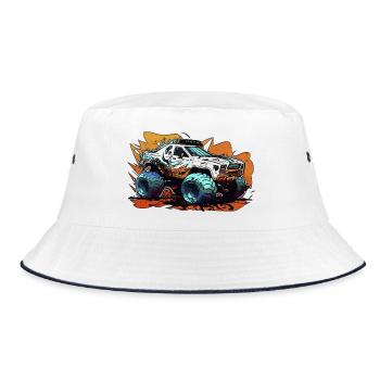 MonsterTruck Offroad Chaos - Bob - blanc/marine - Devant