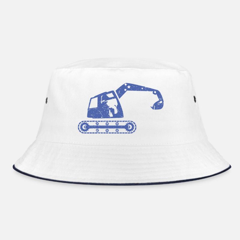 Bagger Baggerfahrer Baugeräteführer Bucket Hat