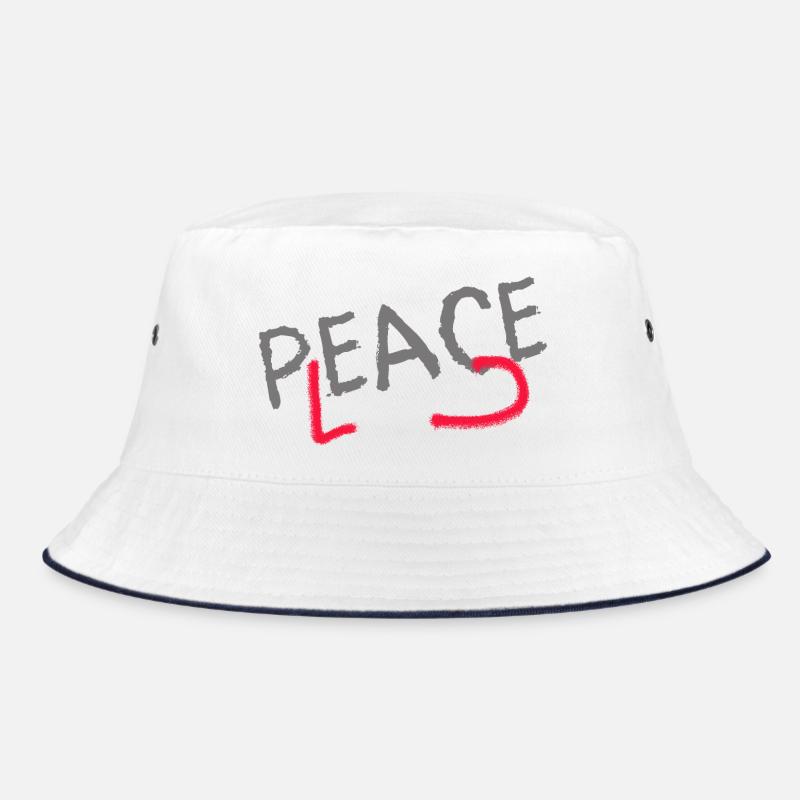 PLEASE PEACE Bucket Hat
