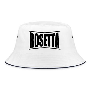Tee shirt idée cadeau t-shirt Rosetta - Bob - blanc/marine - Devant