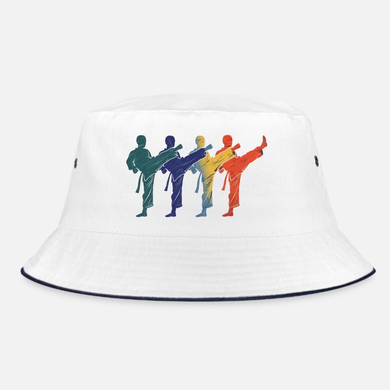 Karate - Retro Fighter Gift Bucket Hat