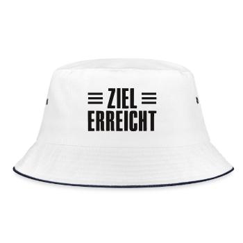 Success Saying for Founder Entrepreneur Startup - Bucket Hat - white/navy - Front