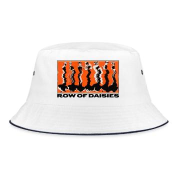 Vintage Vogue – Verzerrte Eleganz - Bucket Hat - white/navy - Front