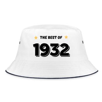 Best of 1932 - Bucket Hat - white/navy - Front