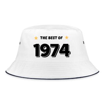 Das Beste aus 1974 - Bucket Hat - Weiß/Navy - Vorne