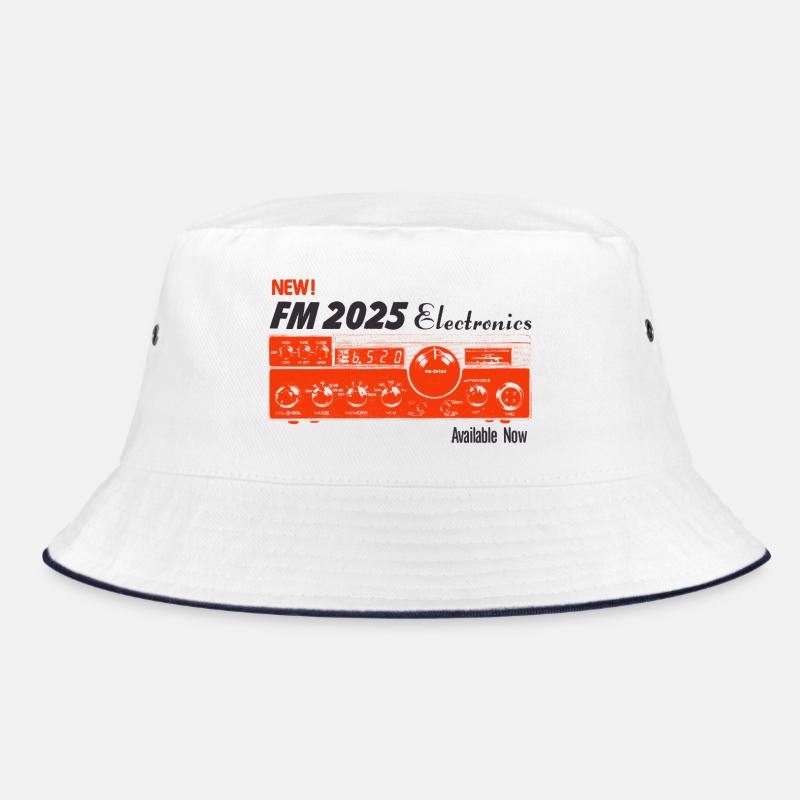 FM 2025 Electronics – Vintage Tech Bucket Hat