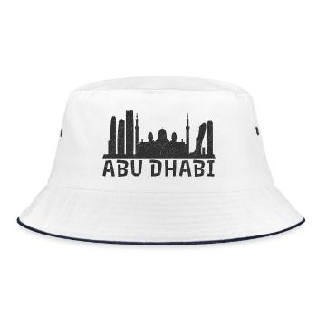 Paysage nocturne d’Abu Dhabi - Bob - blanc/marine - Devant