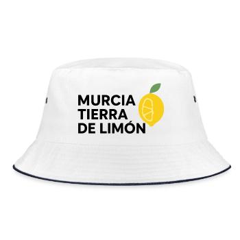Murcian Design - Bucket Hat - Weiß/Navy - Vorne