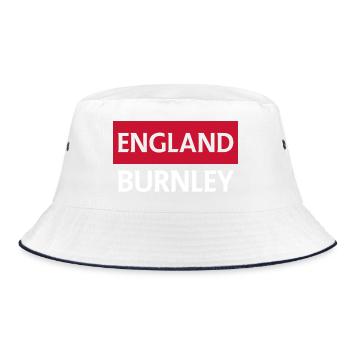 English Burnley Photography Design - Bucket Hat - white/navy - Front