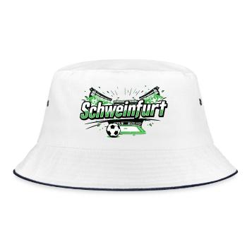 Schweinfurt Football Stadium Design - Bucket Hat - white/navy - Front