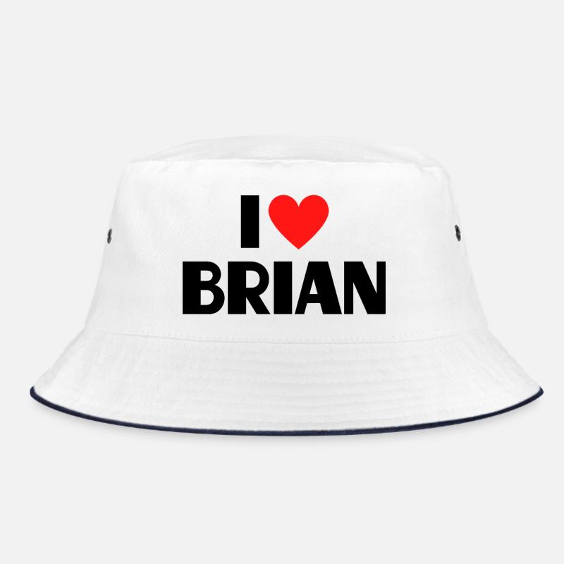 J'aime Brian Red Heart Love Fan Gift Bob