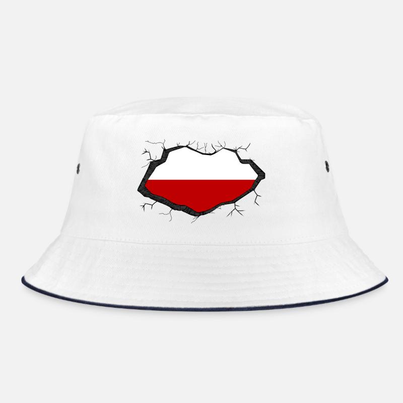 Polish flag Bucket Hat