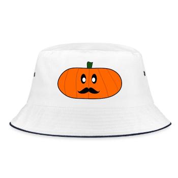 HALLOWEEN. CITROUILLE. CITROUILLE HALLOWEEN - Bob - blanc/marine - Devant