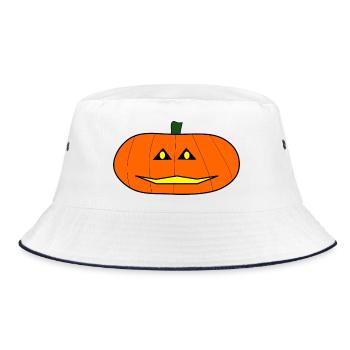 HALLOWEEN. CITROUILLE. CITROUILLE HALLOWEEN - Bob - blanc/marine - Devant