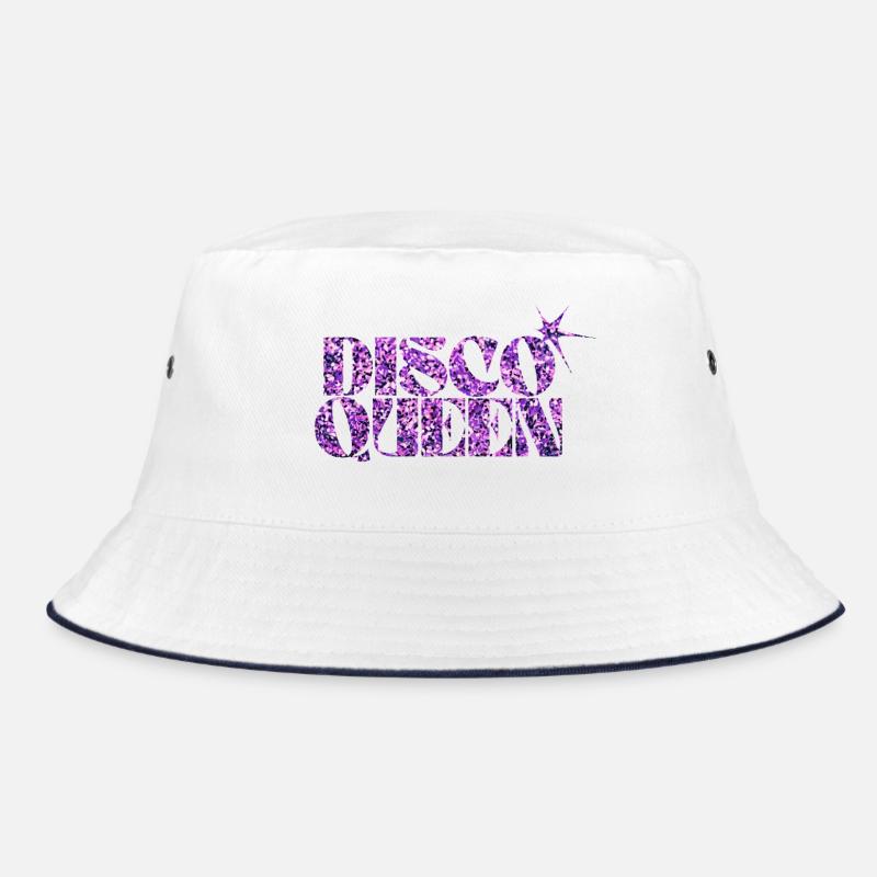 Disco Queen Glitzermuster Bucket Hat