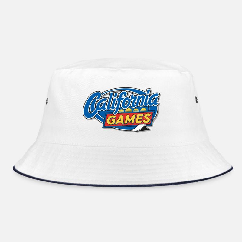 CaliGames - Bucket Hat - Weiß/Navy