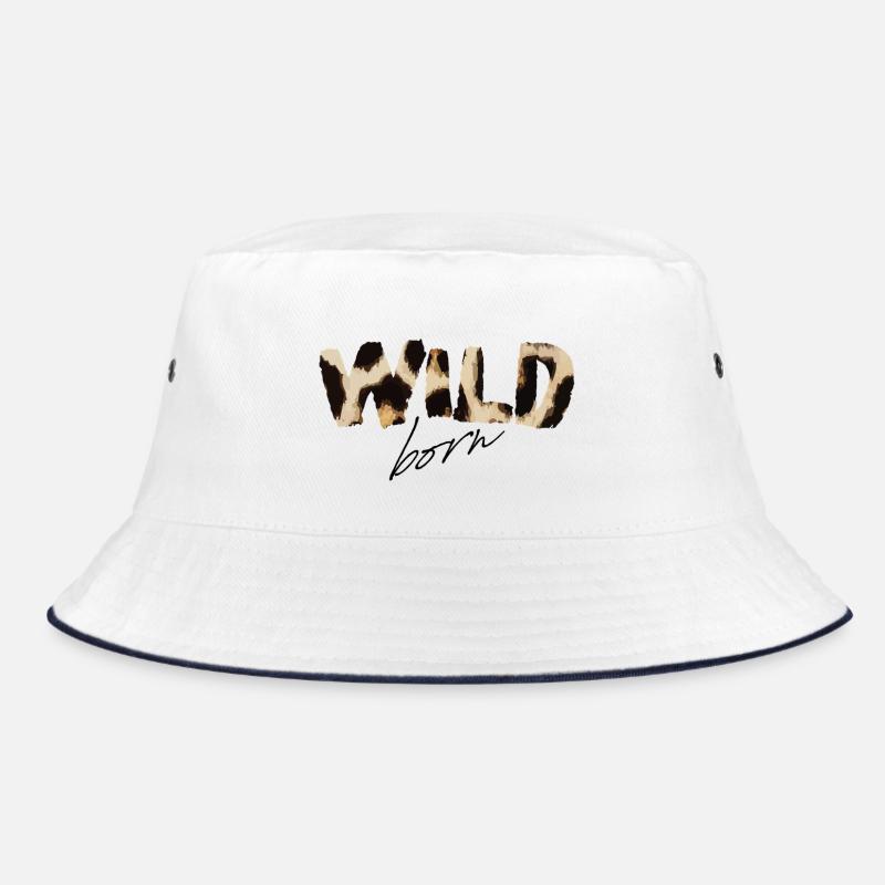 Wild Born Imprimé léopard - Bob - blanc/marine
