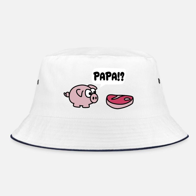 Papa Ruf Schwein witzig Bucket Hat