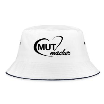 Mutmacher_Logo_schwarz - Bob - blanc/marine - Devant