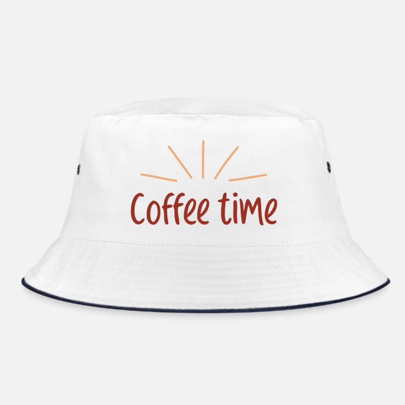 Retro Sunshine Time Kaffee Bucket Hat
