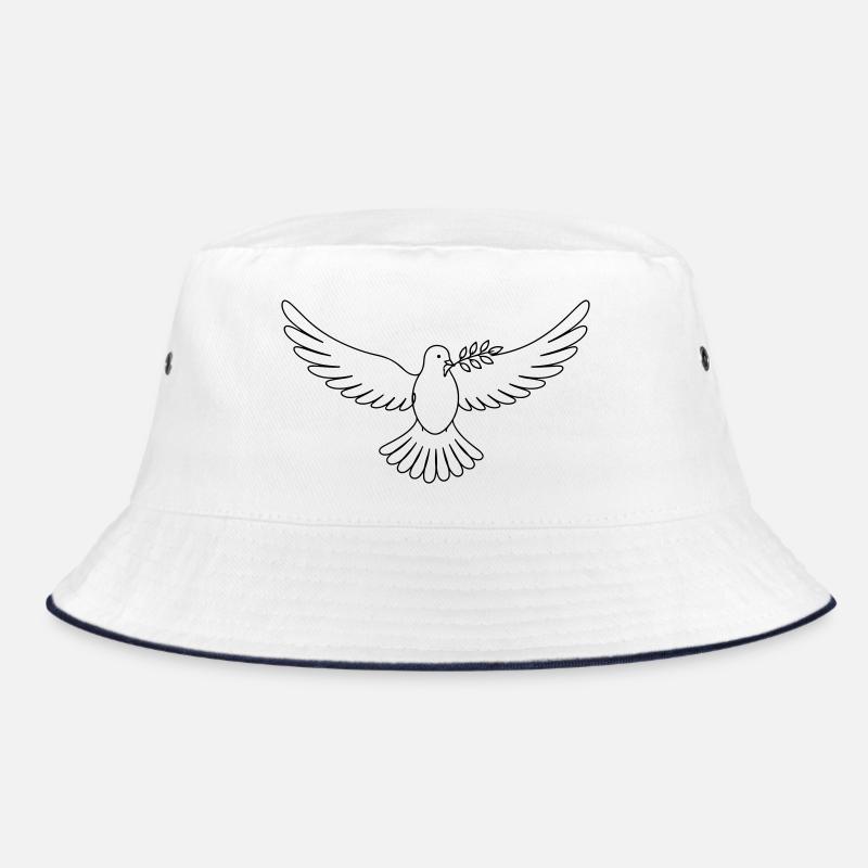 Taube Frieden Bucket Hat