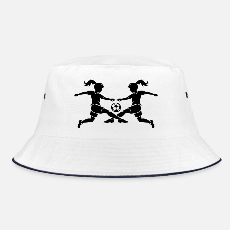 Fussball Mädels Team Logo Bucket Hat