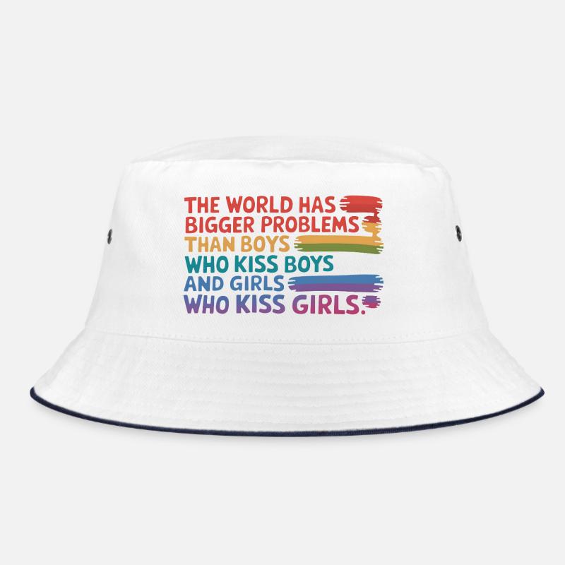 The World Has Bigger Problems - LGBTQ Statement Bucket Hat