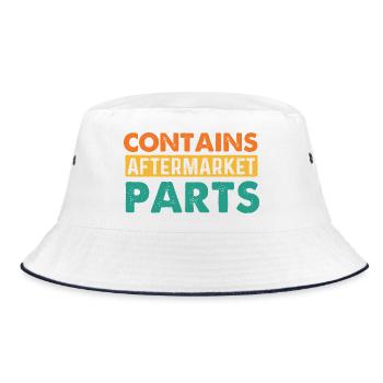 Contains Aftermarket Parts Surgery Recovery - Bucket Hat - white/navy - Front
