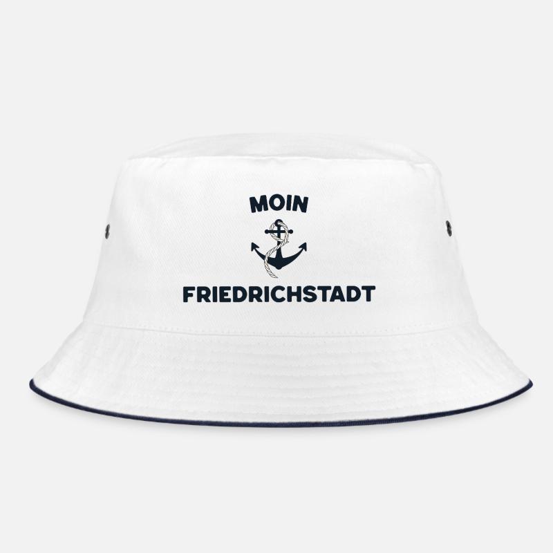 Moin Friedrichstadt – Maritimes Anker Design Bucket Hat