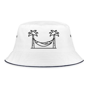 Plan des vacances des palmiers Hammock - Bob - blanc/marine - Devant