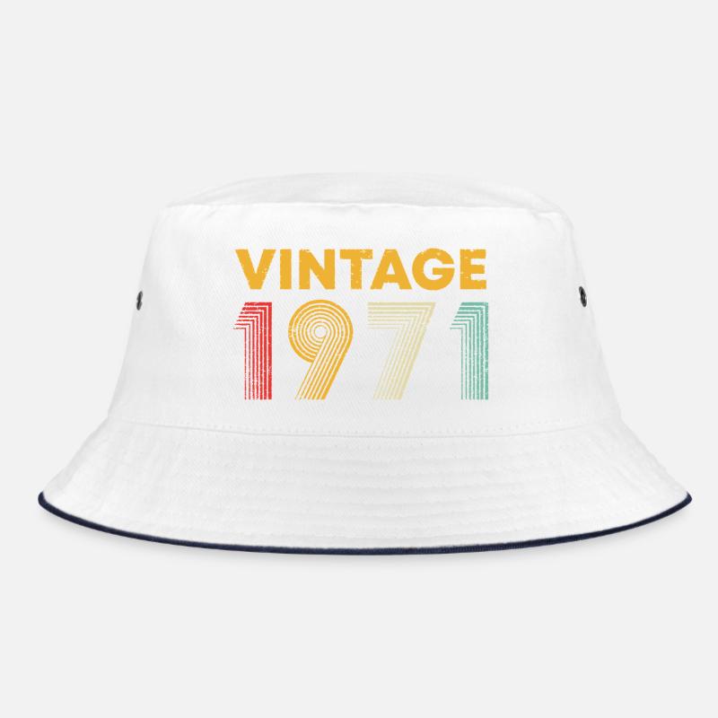 Logo vintage à rayures néon de 1971 Bob